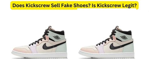 does kickscrew sell real shoes.